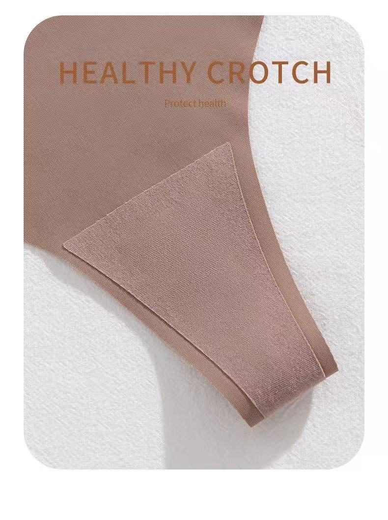 Mid-Rise Scalloped Thong Underwear