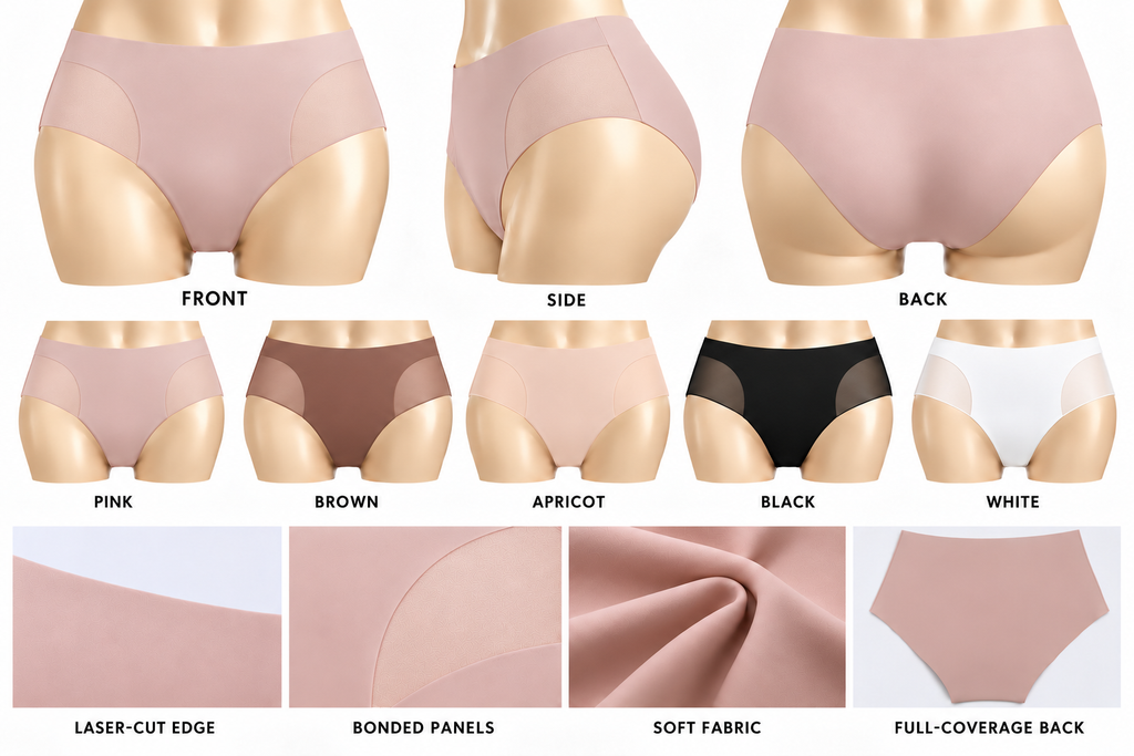 Seamless Mid-Rise Hipster Panties